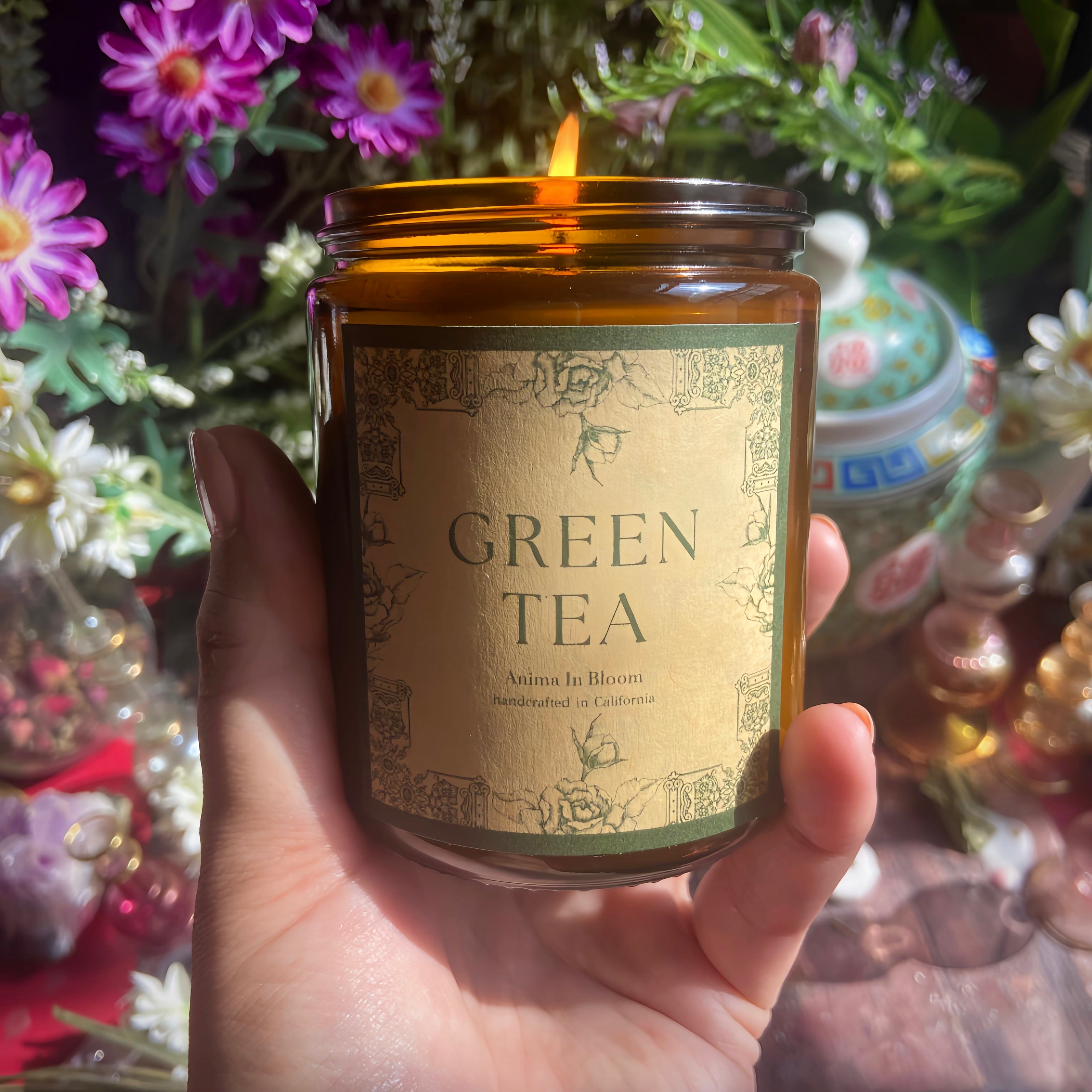 Green Tea 8oz Soy Candle