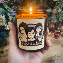 Load image into Gallery viewer, Charmed “Witches Fire” 8oz Soy Candle