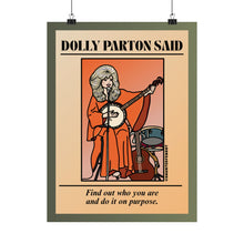 Load image into Gallery viewer, Dolly Parton Poster (12"x16")