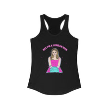 Load image into Gallery viewer, "But I'm a Lesbian Icon" Racerback Tank