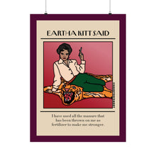 Load image into Gallery viewer, Eartha Kitt Poster (24" x 32")