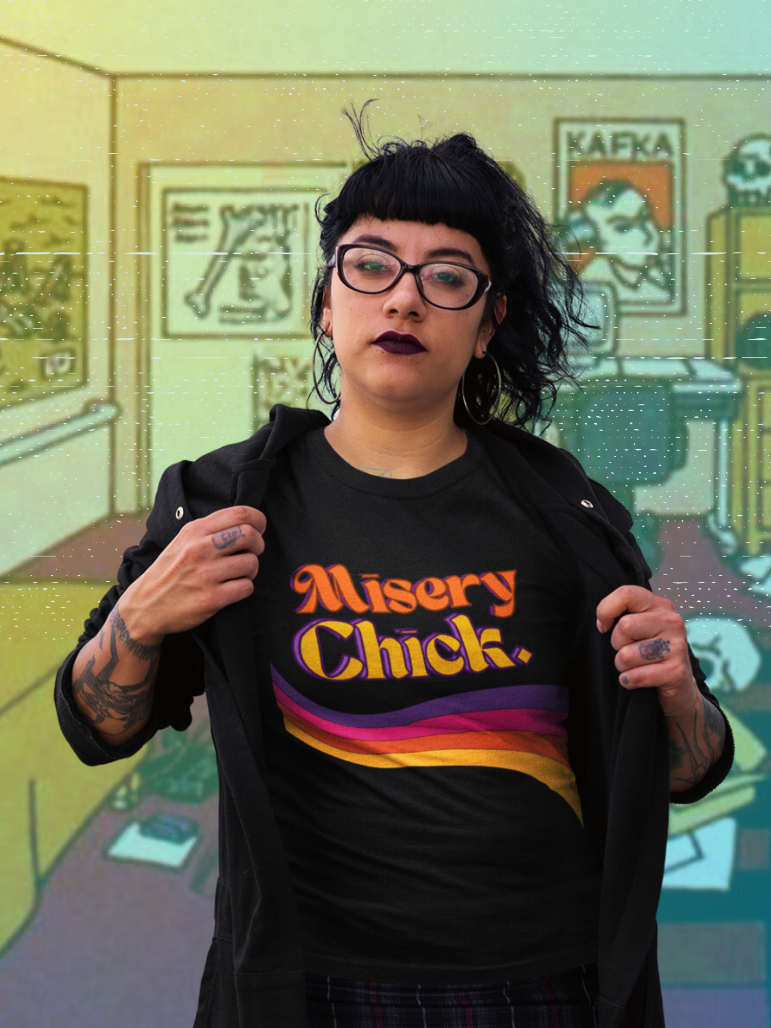 Misery Chick Tshirt (Black)