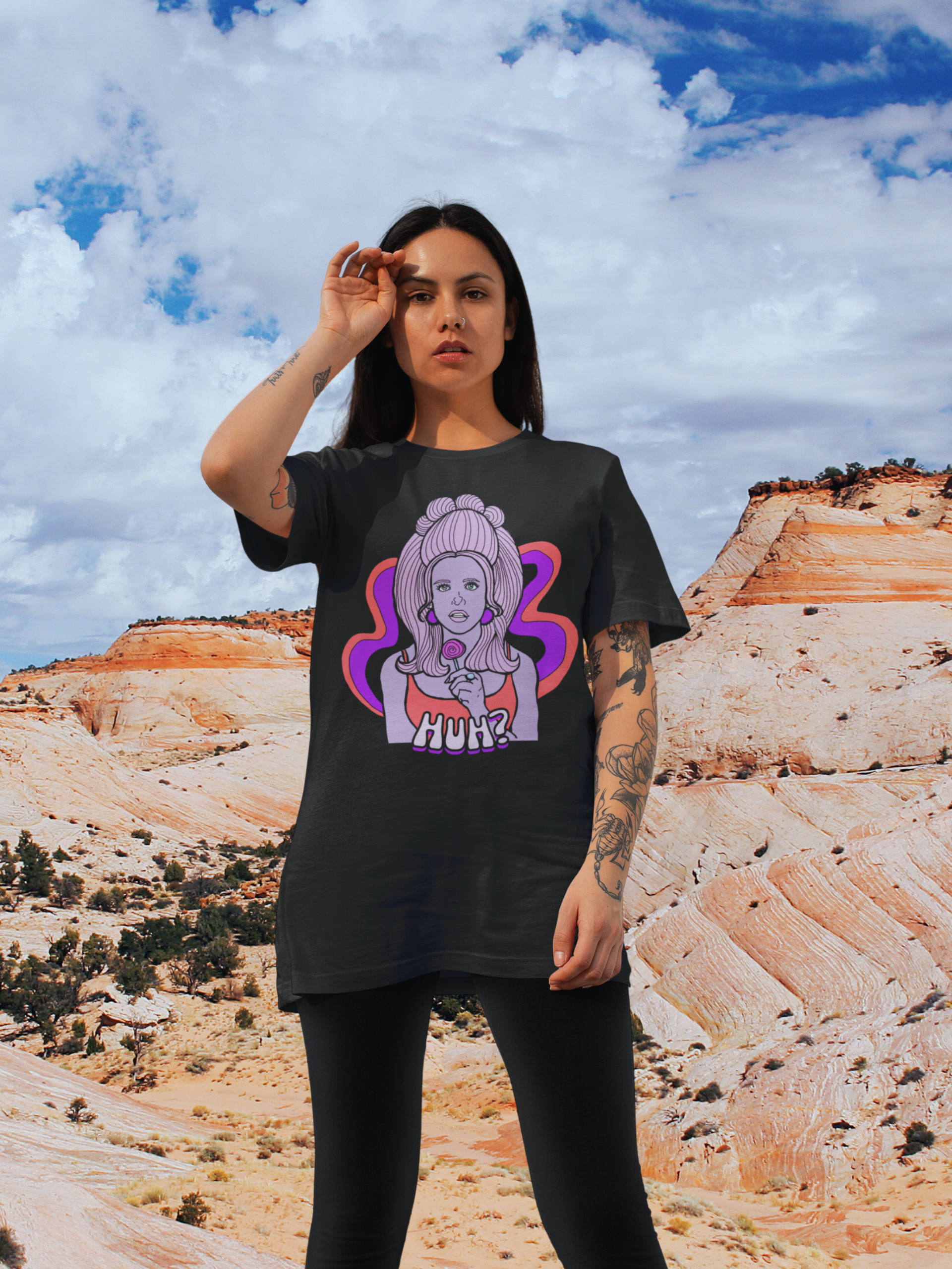 "Huh" Buffy Vintage Style Unisex Tee