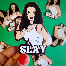 Load image into Gallery viewer, &quot;Slay&quot; Faith Lehane  Water Bottle Sticker
