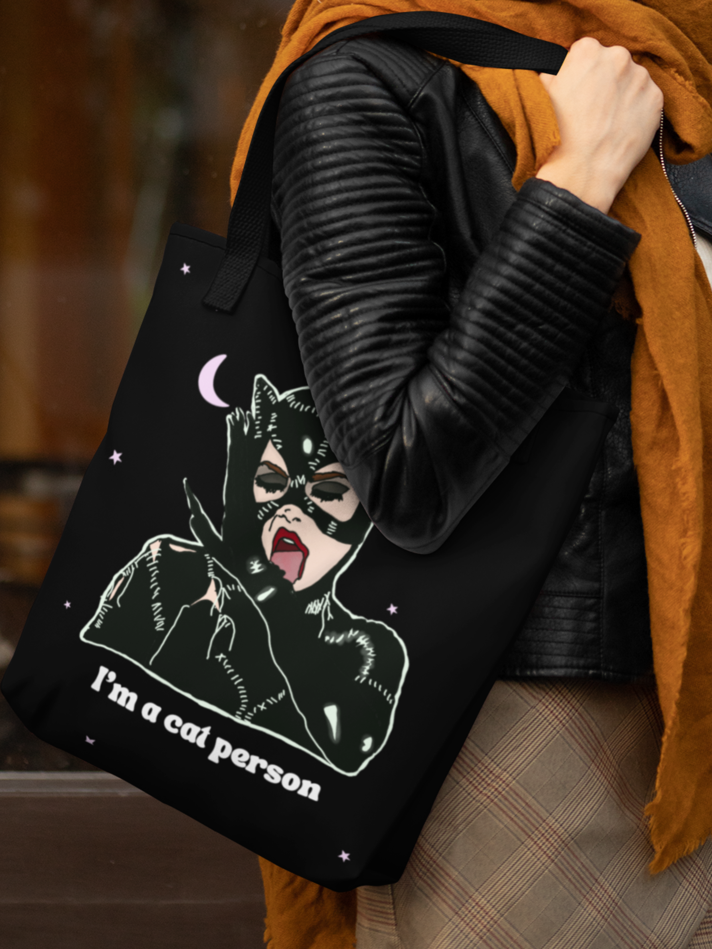 Catwoman "I'm a Cat Person"  Bag