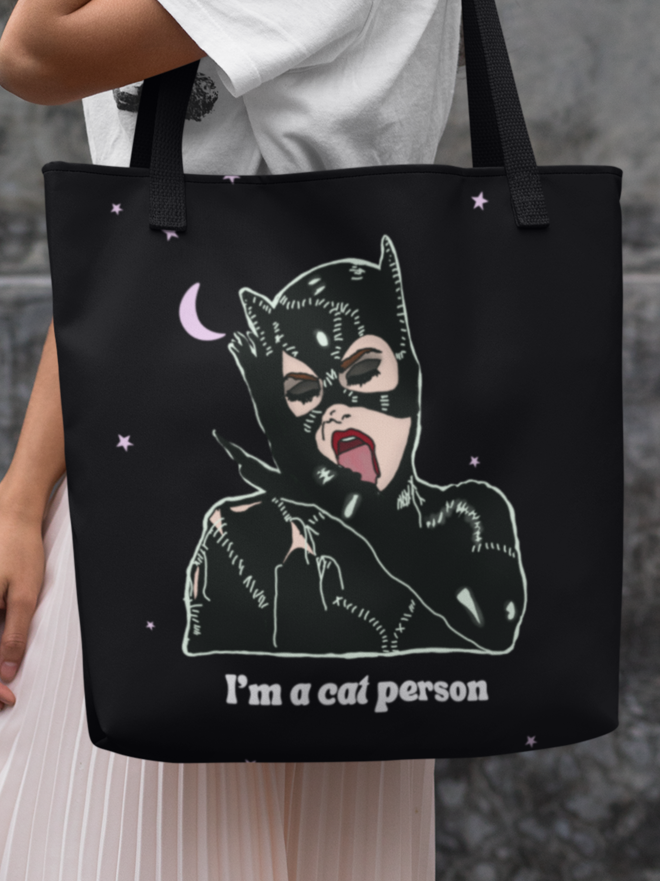 Catwoman "I'm a Cat Person"  Bag