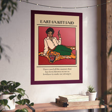 Load image into Gallery viewer, Eartha Kitt Poster (24" x 32")