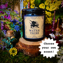 Load image into Gallery viewer, Avatar “Water Tribe” Customizable 8oz Soy Candle
