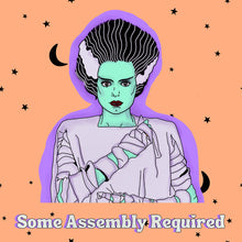 Load image into Gallery viewer, Bride of Frankenstein Water Bottle Sticker