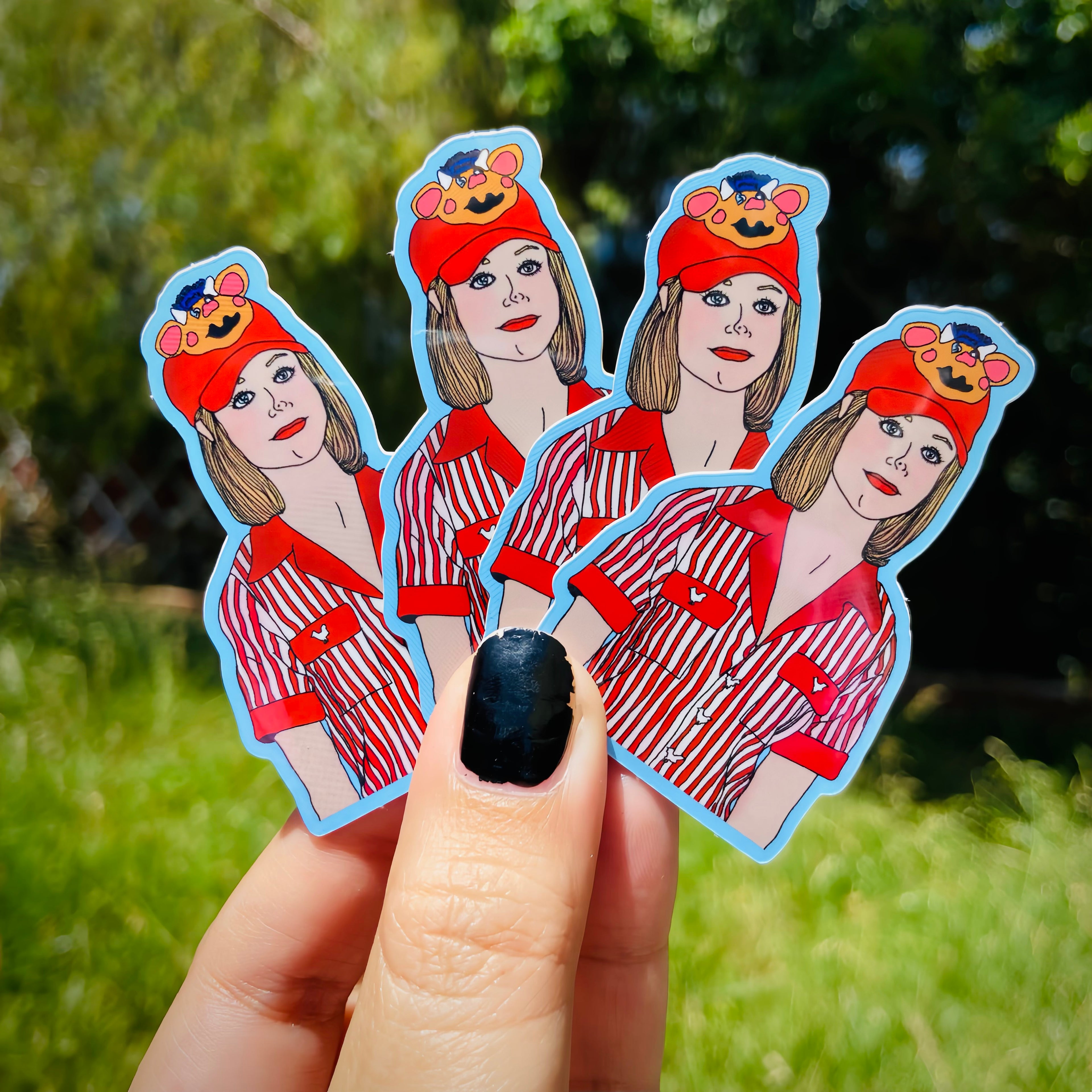 Doublemeat Buffy Water Bottle Sticker