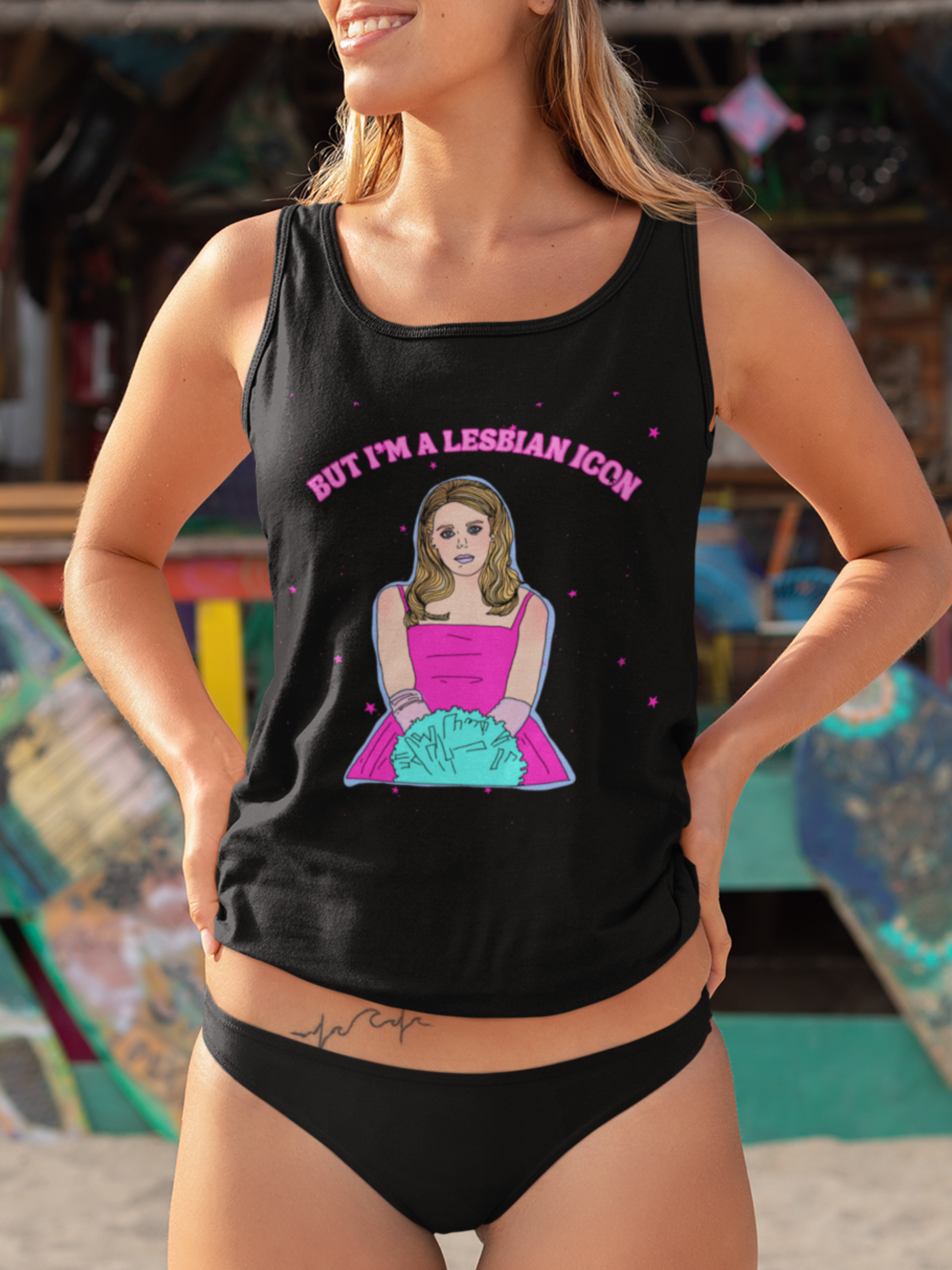 "But I'm a Lesbian Icon" Racerback Tank