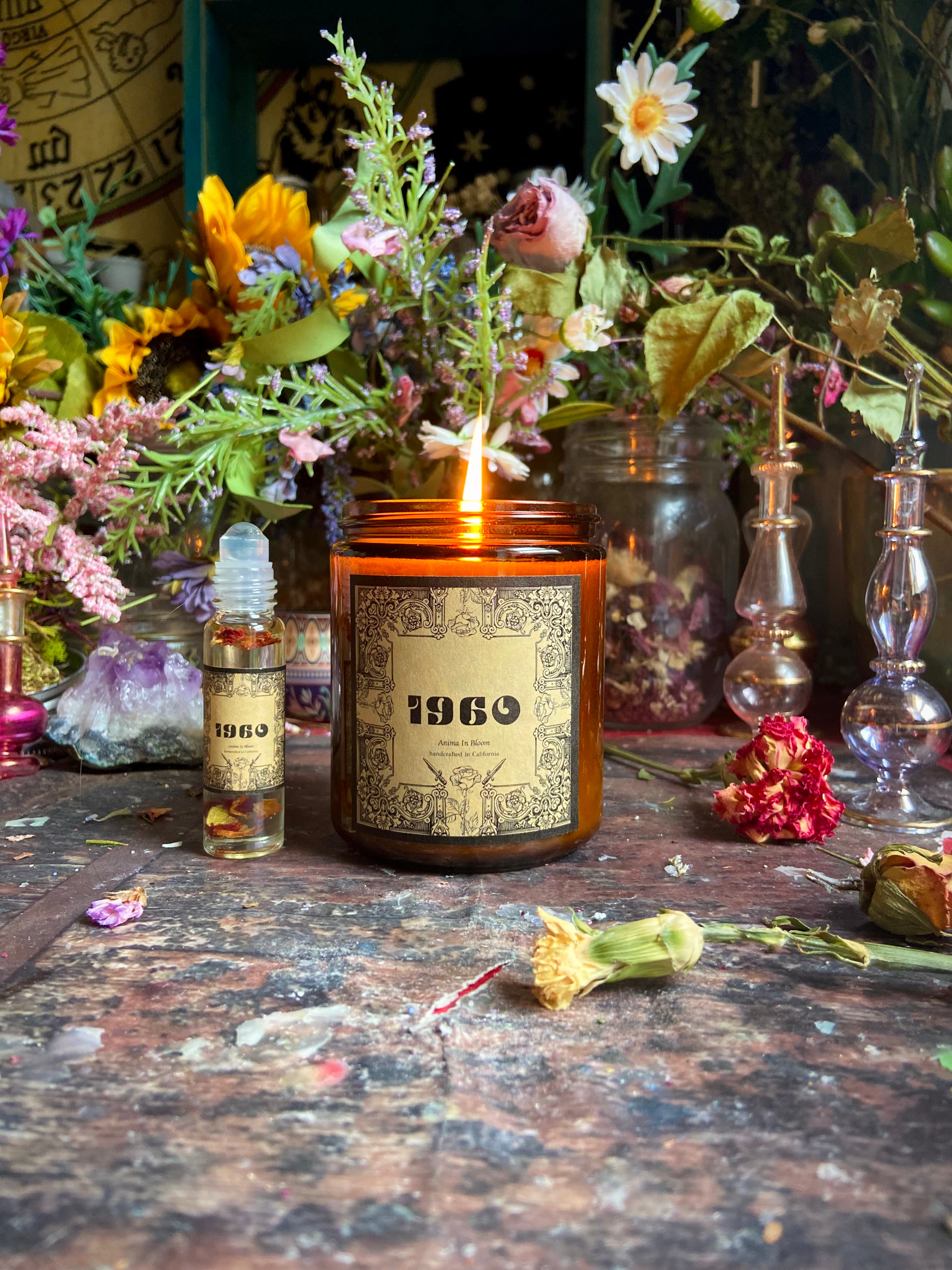 Sweet Tobacco & Musk “1960” 8oz Soy Candle