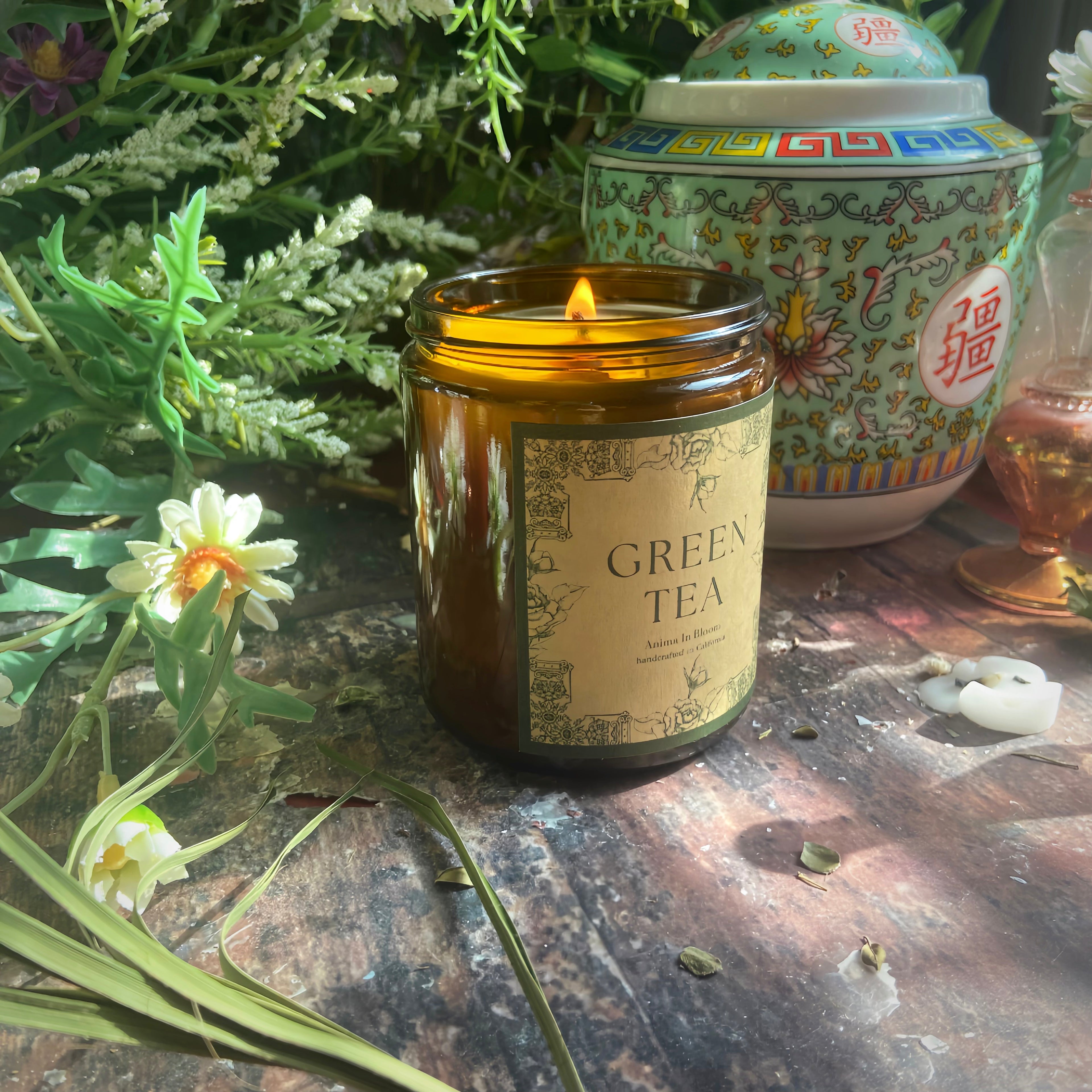 Green Tea 8oz Soy Candle