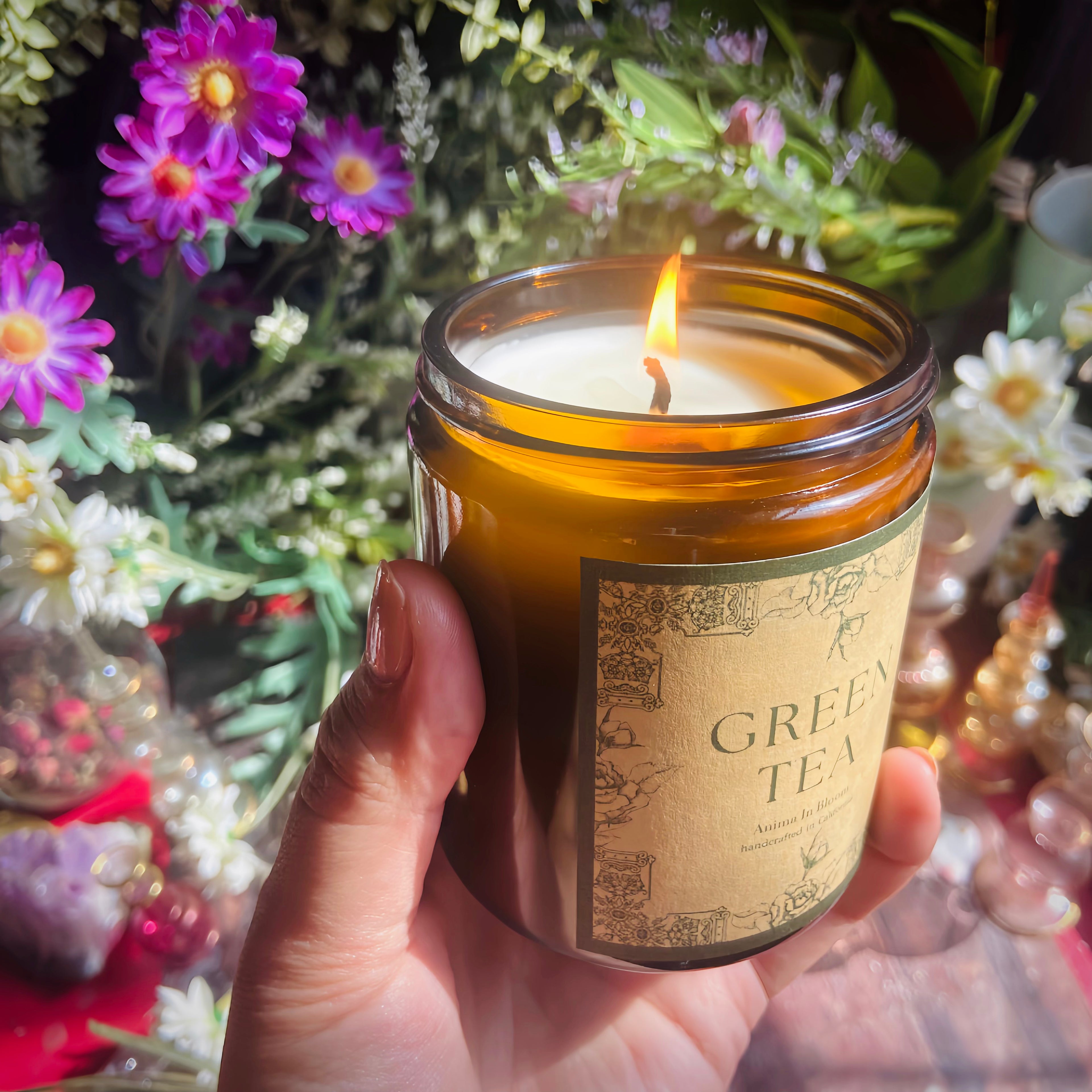 Green Tea 8oz Soy Candle