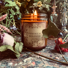 Load image into Gallery viewer, Amber & Warm Vanilla “Immortal Beloved” 8oz Soy Candle