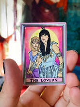 Load image into Gallery viewer, Xena and Gabrielle "The Lovers" Water Bottle Sticker