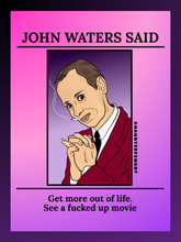 Load image into Gallery viewer, John Waters Postcard