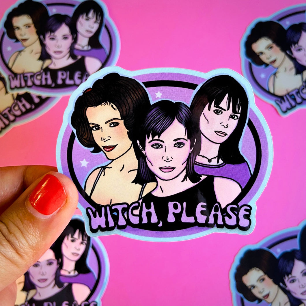 “Witch Please” Charmed 98’  Water Bottle Sticker