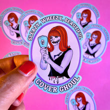 Load image into Gallery viewer, &quot;Sleazy, Wheezy, Beautiful Cover Ghoul&quot; Water Bottle Sticker

