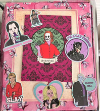 Load image into Gallery viewer, “Wednesday Mood” Wednesday Addams Water Bottle Sticker