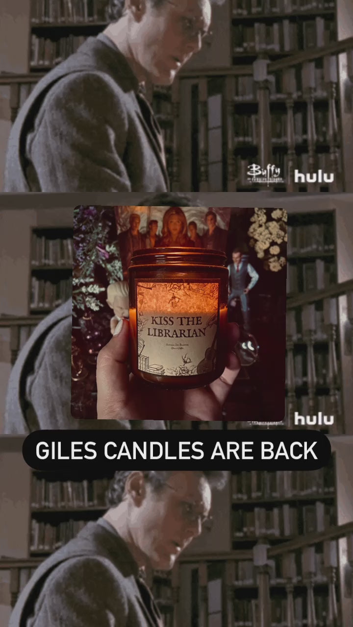 Kiss the Librarian Giles Buffy The Vampire Slayer Candle