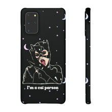 Load image into Gallery viewer, "I'm a Cat Person" Phone Snap Case