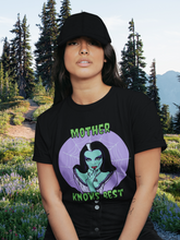 Load image into Gallery viewer, "Mother Knows Best" Lily Munster Super Soft T-shirt
