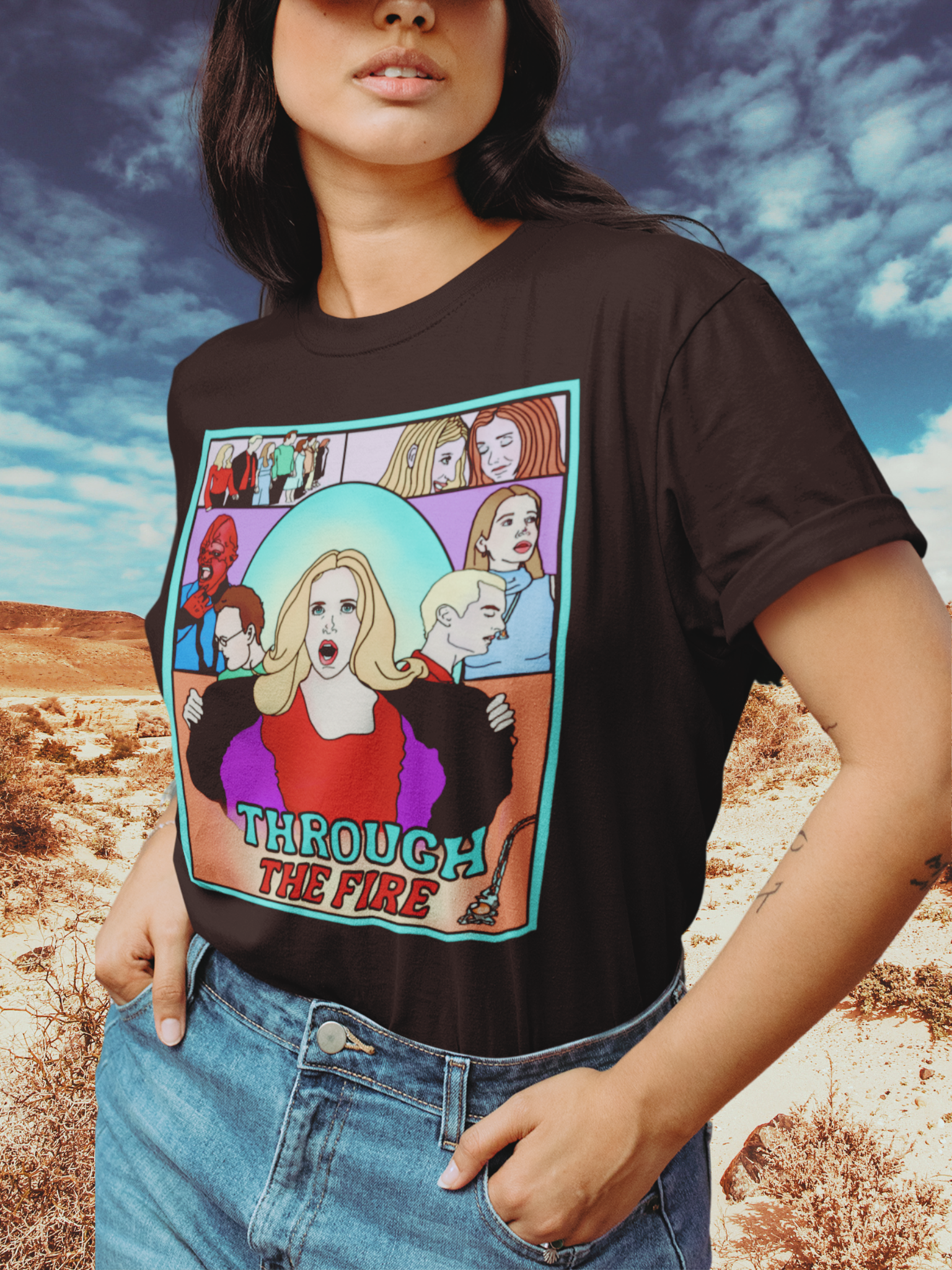 "Through The Fire" OMWF Buffy Super Soft Tshirt