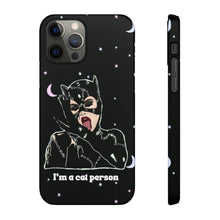 Load image into Gallery viewer, "I'm a Cat Person" Phone Snap Case
