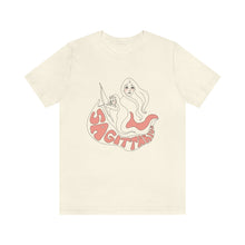 Load image into Gallery viewer, Sagittarius Goddess Vintage Style Unisex Tee (cream)