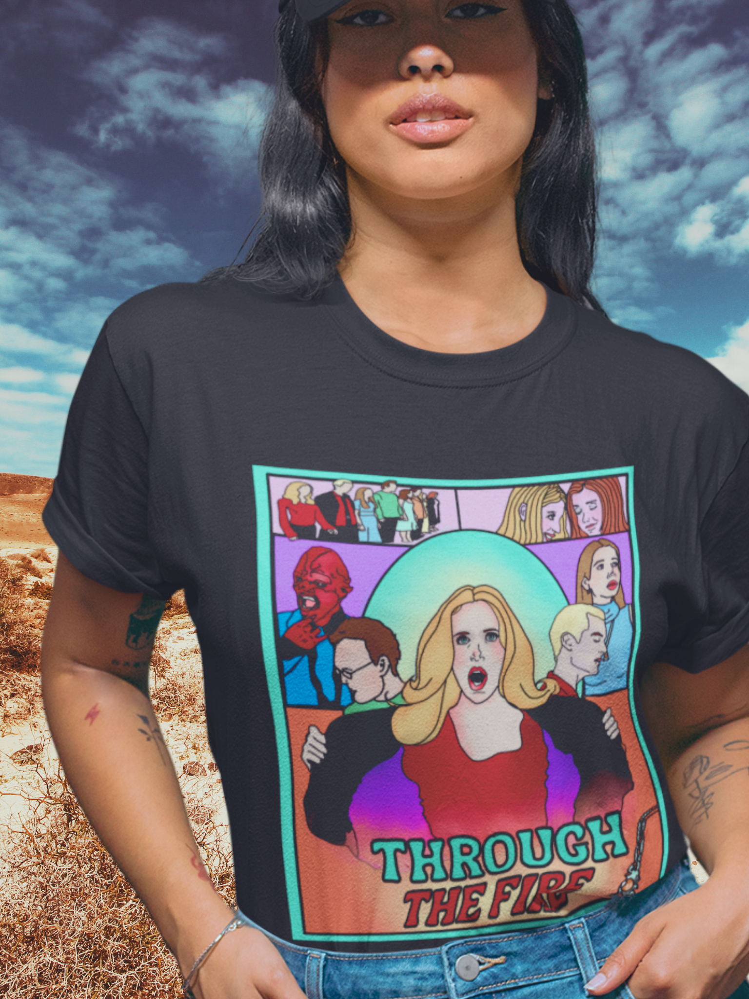 "Through The Fire" OMWF Buffy Super Soft Tshirt