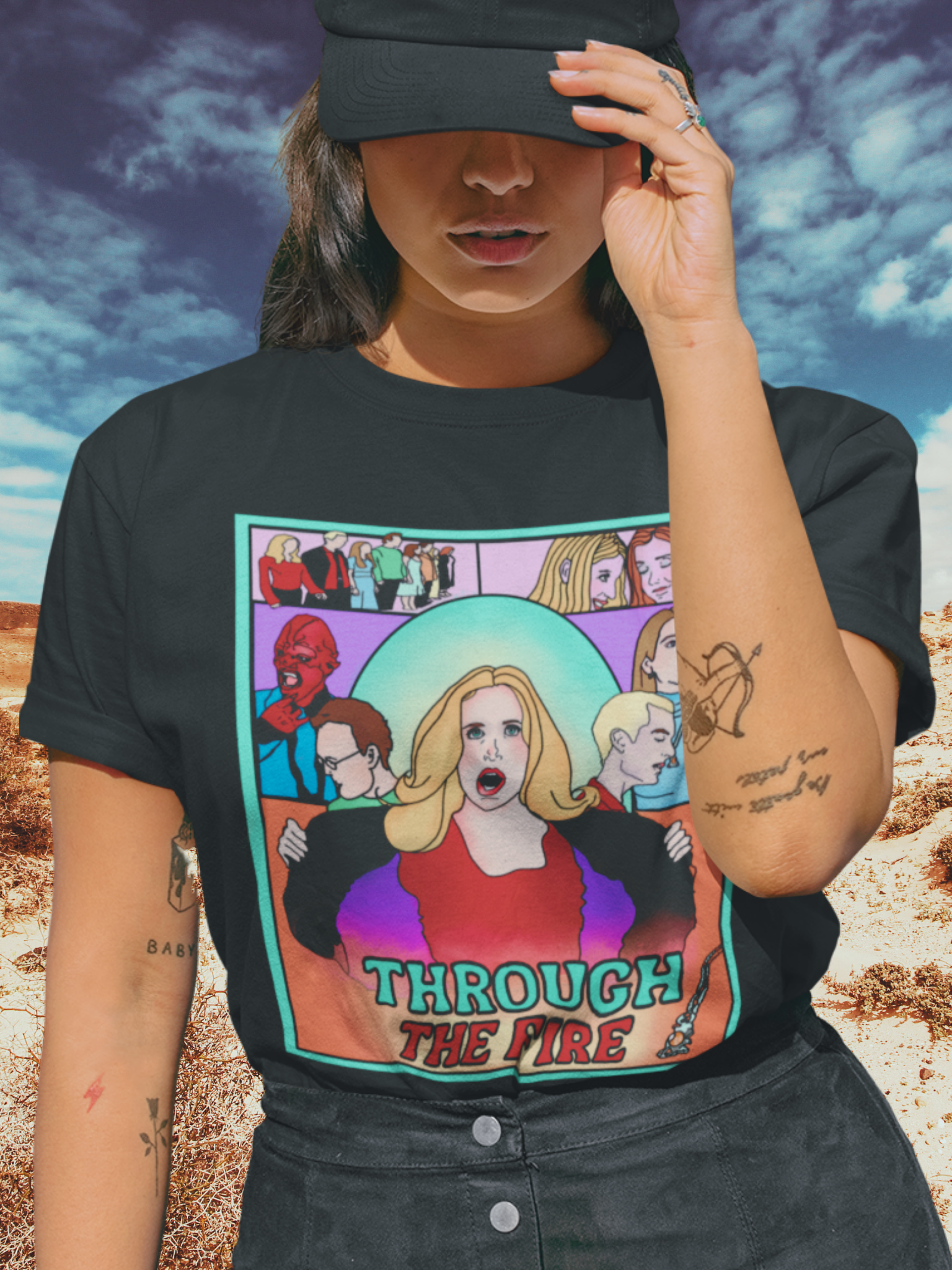 "Through The Fire" OMWF Buffy Super Soft Tshirt