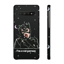 Load image into Gallery viewer, "I'm a Cat Person" Phone Snap Case