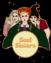 Load image into Gallery viewer, “Soul Sisters” Hocus Pocus   Super Soft T-Shirt
