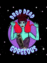 Load image into Gallery viewer, "Drop Dead Gorgeous" Beetlejuice Super Soft Tee