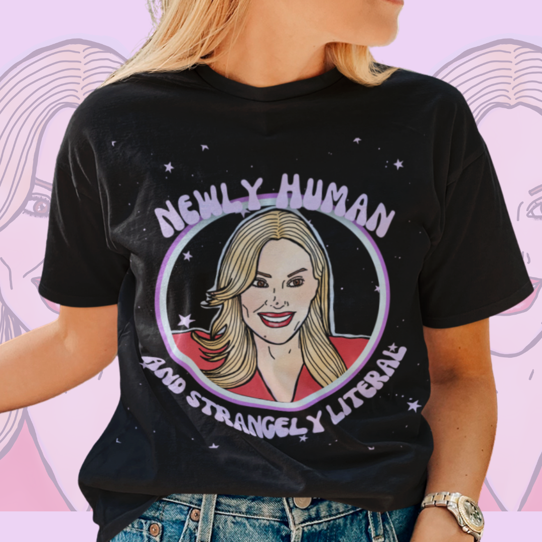 "Newly Human and Strangely Literal" Anya Super Soft Unisex Tshirt