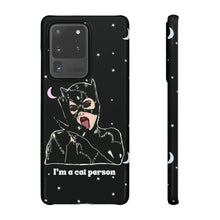 Load image into Gallery viewer, "I'm a Cat Person" Phone Snap Case