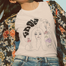 Load image into Gallery viewer, Virgo "Grow" Vintage Style Unisex Tee