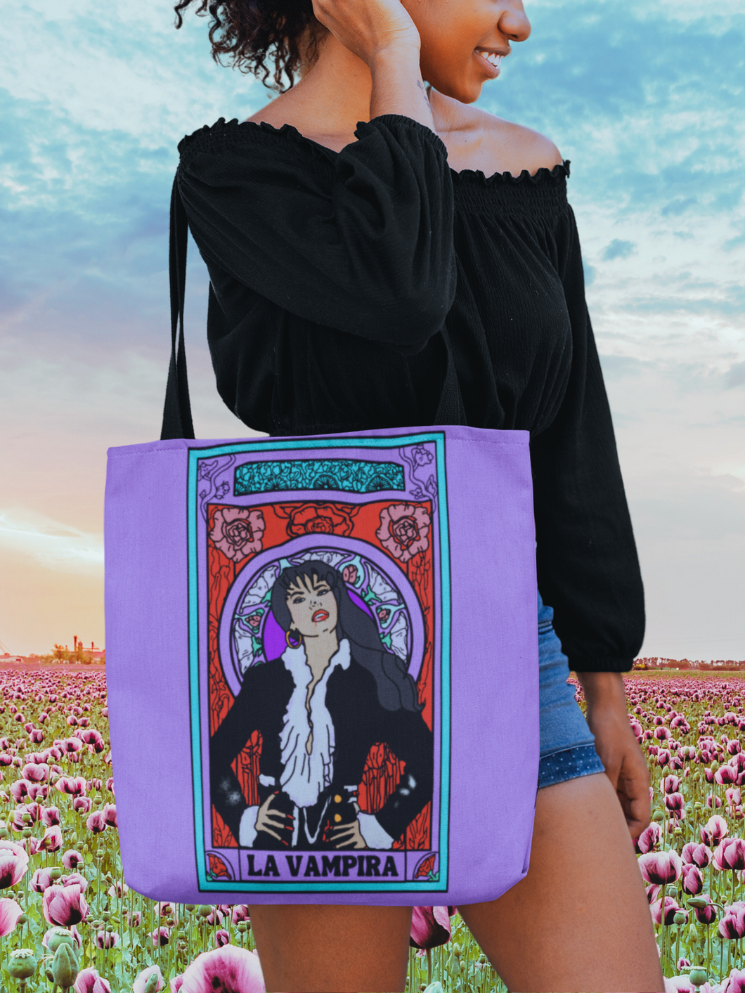 Selena La Vampira Shopping Bag/ Tote Bag