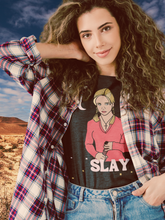 Load image into Gallery viewer, &quot;Slay&quot; Buffy Super Soft T-shirt
