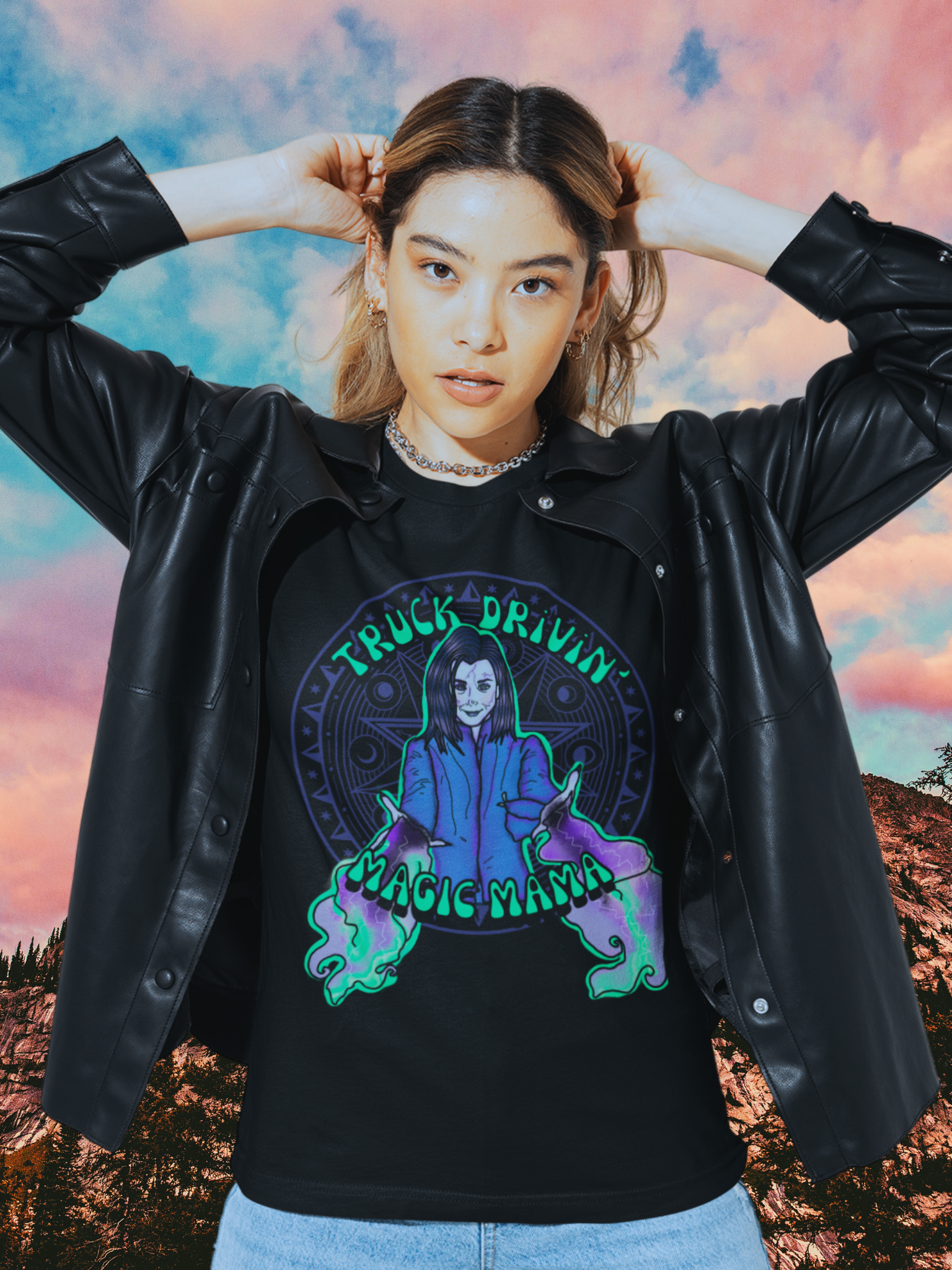 "Truck Drivin' Magic Mama" Willow  Super Soft Unisex Tshirt