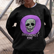 Load image into Gallery viewer, Everything's Fine Skull Unisex Heavy Blend™ Crewneck Sweatshirt