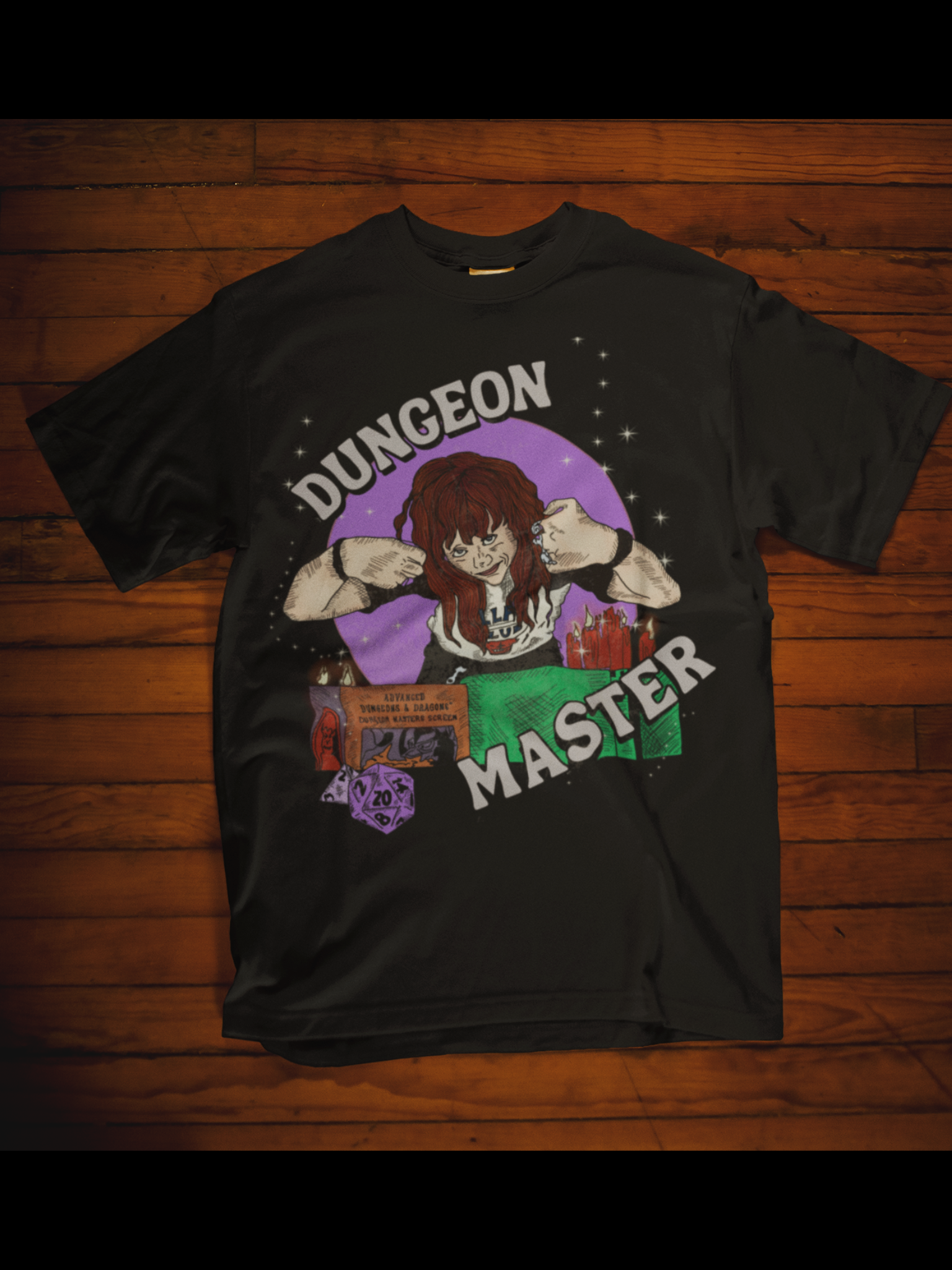 "Dungeon Master"  Vintage Style Unisex Tee