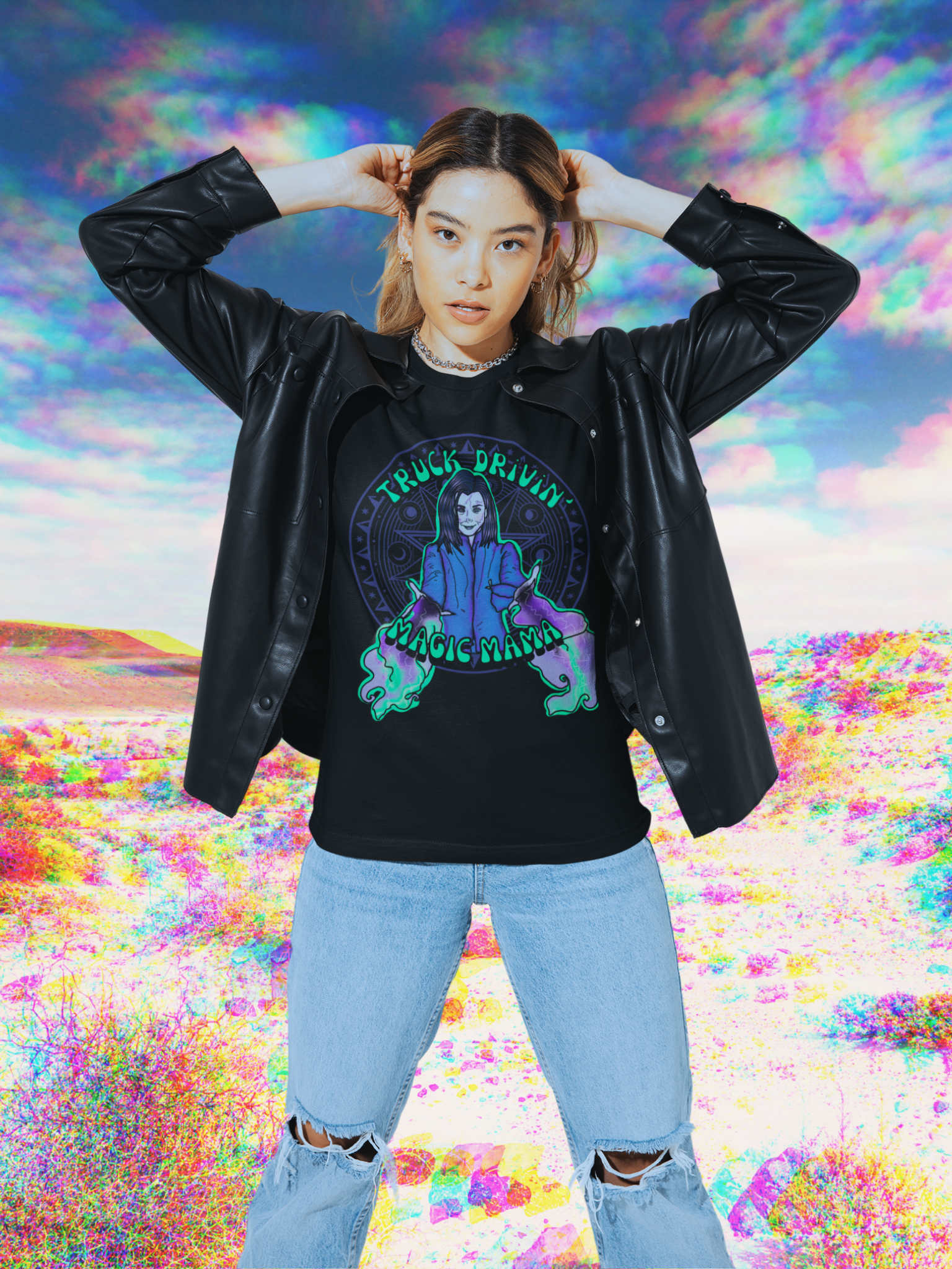 "Truck Drivin' Magic Mama" Willow  Super Soft Unisex Tshirt