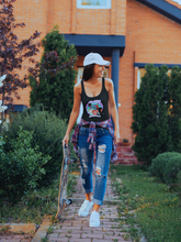 Load image into Gallery viewer, Girl Power Never Dies Racerback Tank