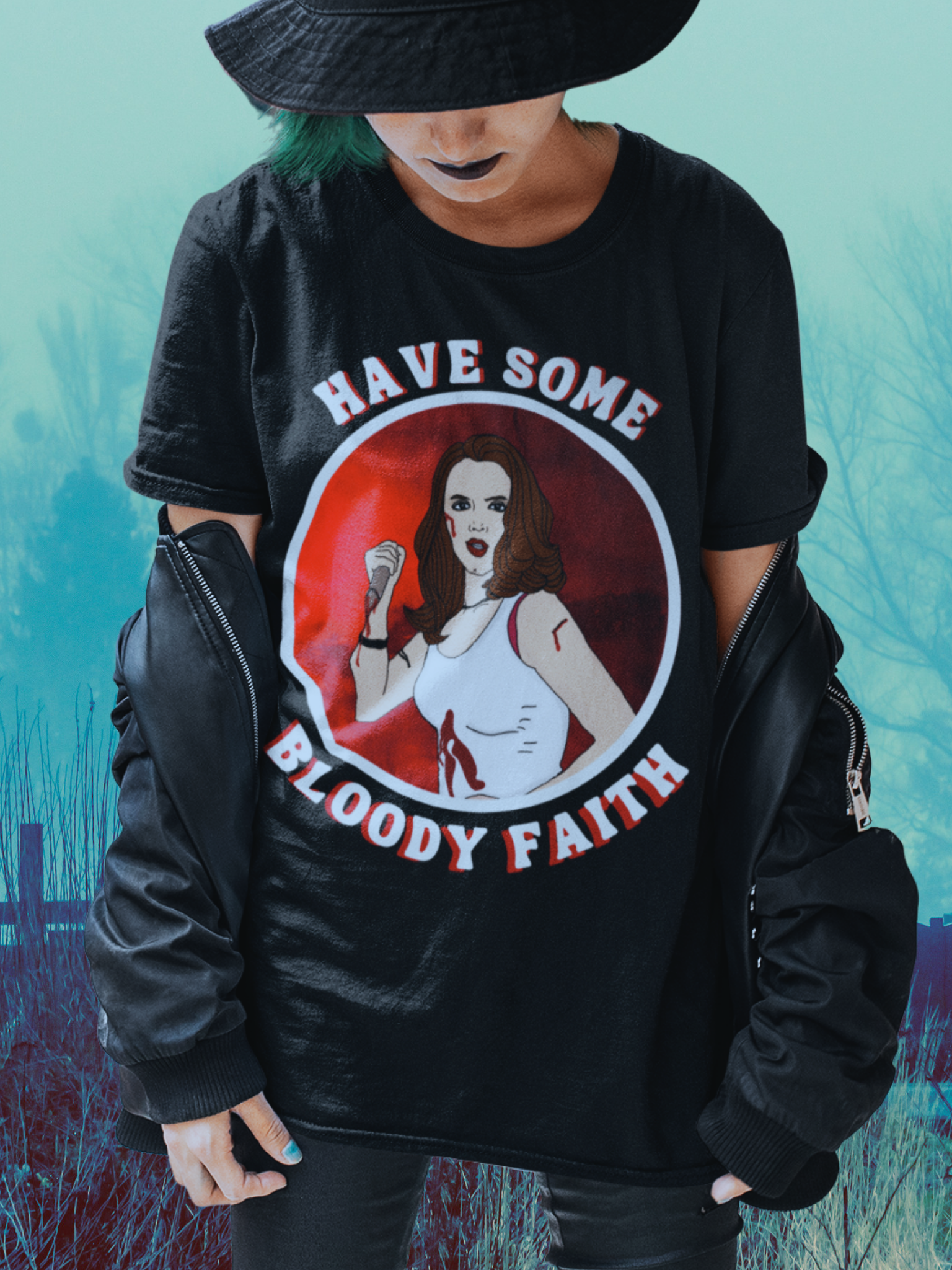“Have Some Bloody Faith” Buffy Super Soft T-Shirt