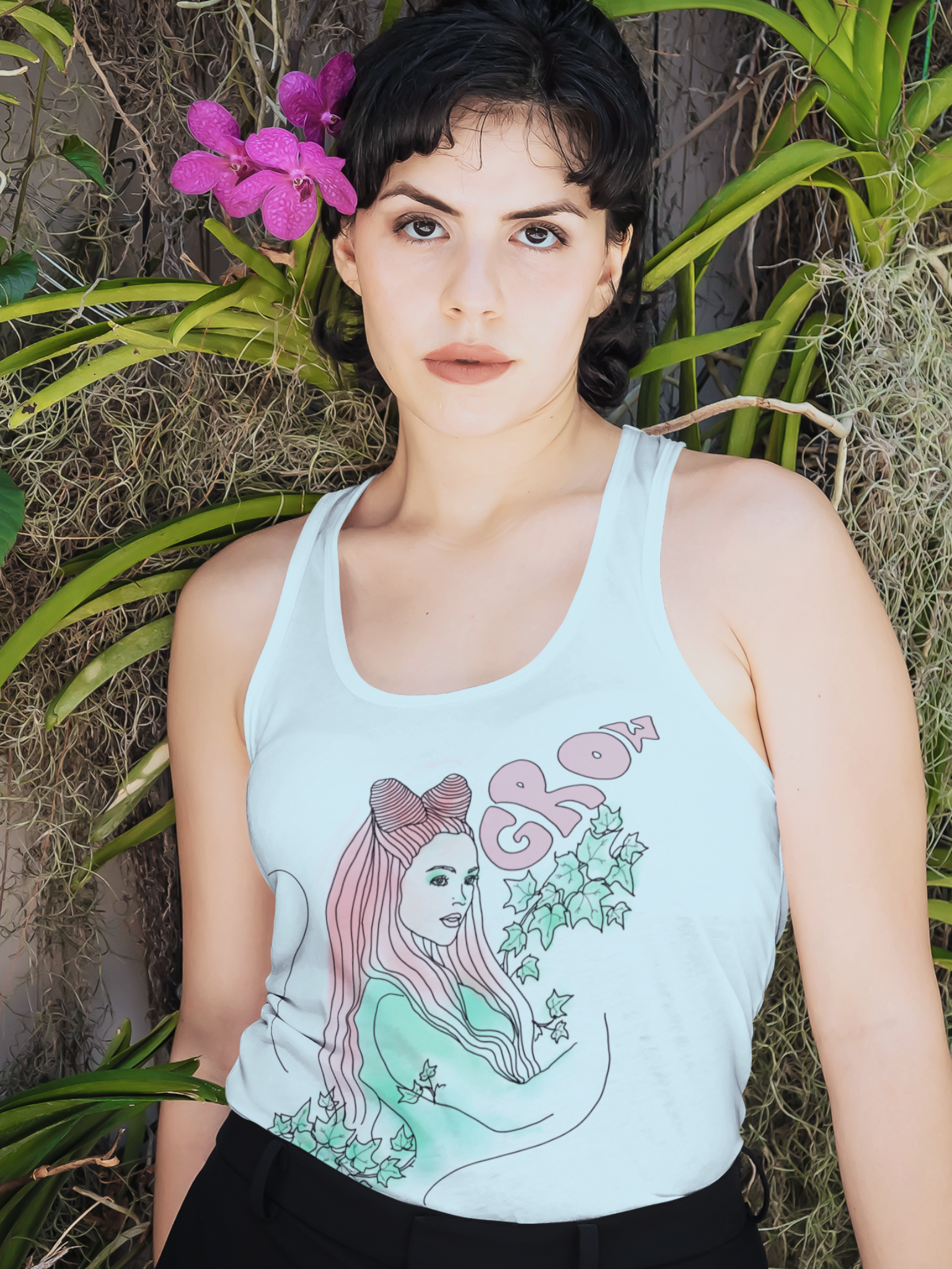 Poison Ivy "Grow" Racerback Tank