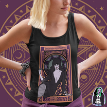 Load image into Gallery viewer, Elvira Mistress of the Dark Art Nouveau Racerback Tank