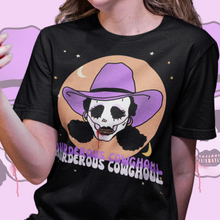 Load image into Gallery viewer, Murderous Cowghoul Haunted Fembot Super Soft Unisex Tshirt