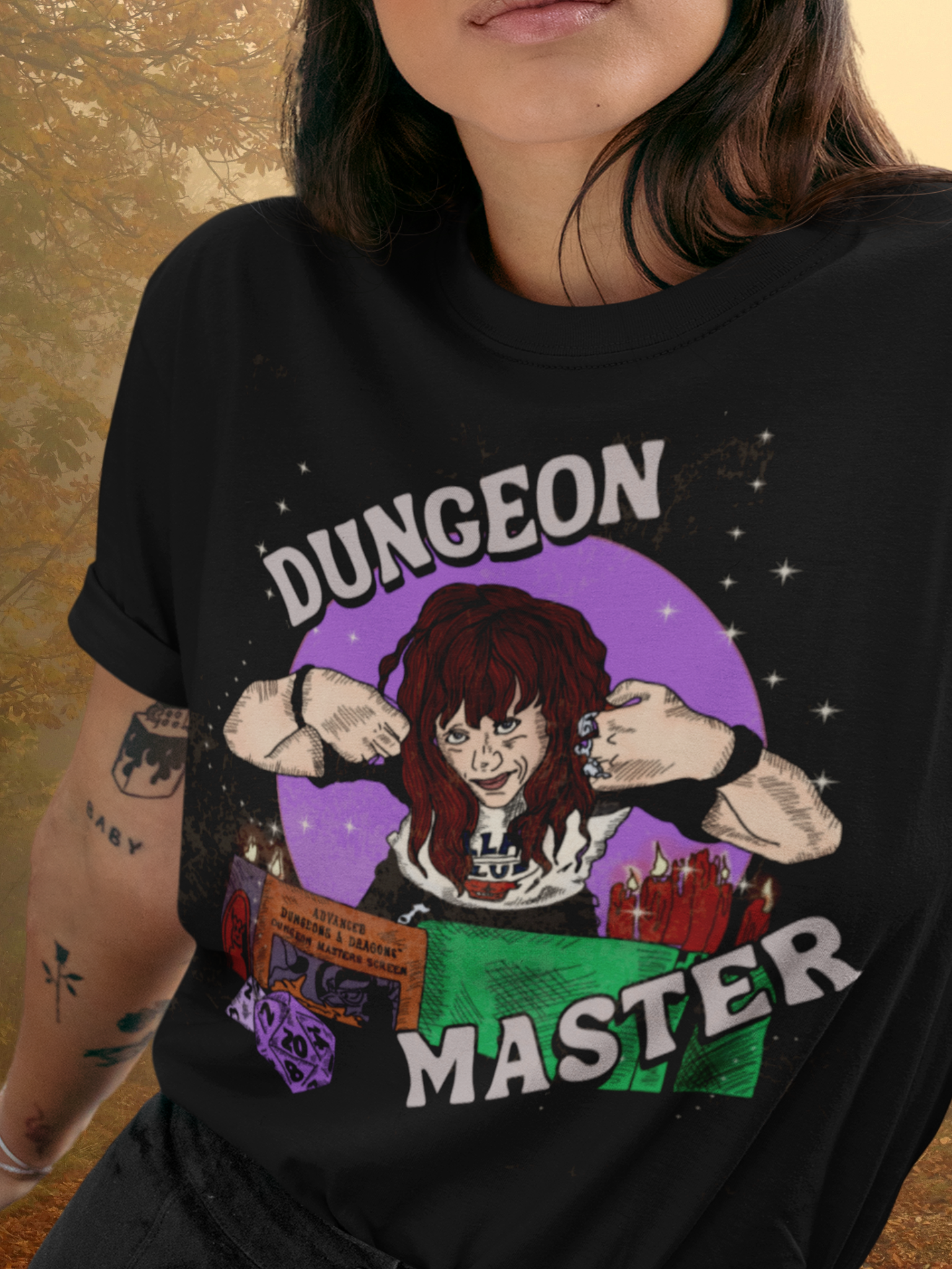 "Dungeon Master"  Vintage Style Unisex Tee